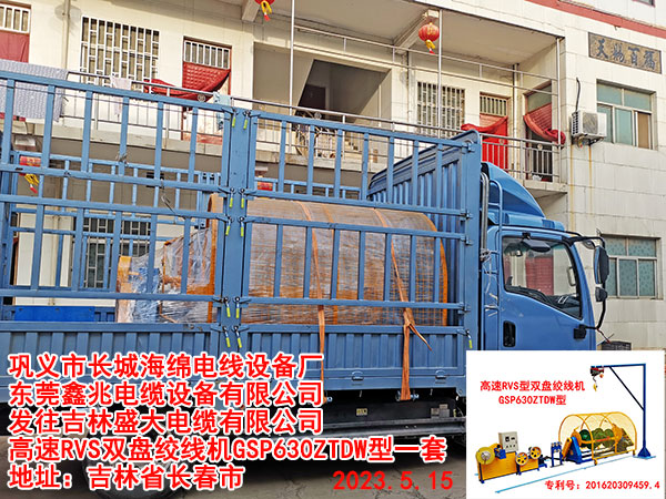 高速RVS型雙盤(pán)絞線機(jī)GSP630ZTDW型